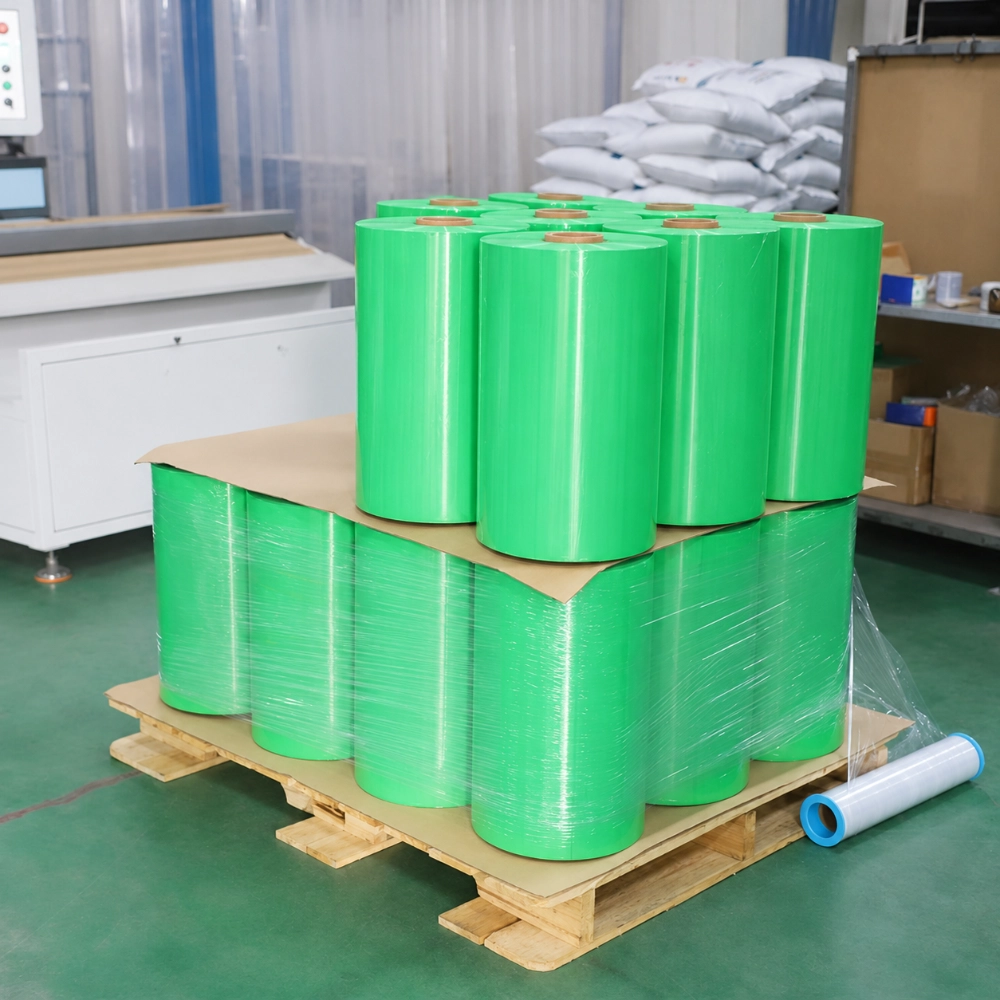 green pallet wrap film