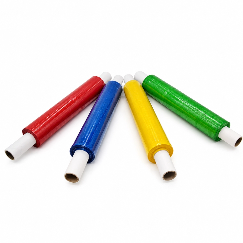 Colored Mini Stretch Film Rolls