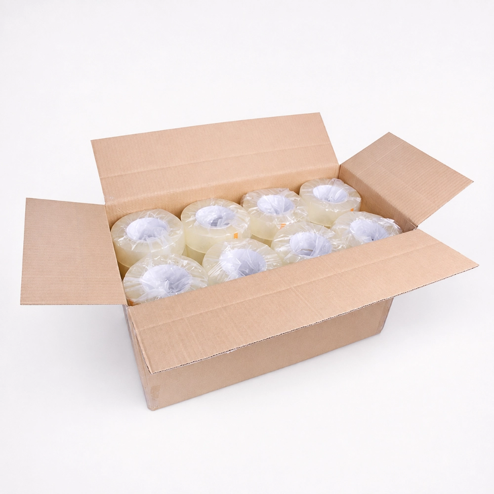 transparent BOPP tape roll