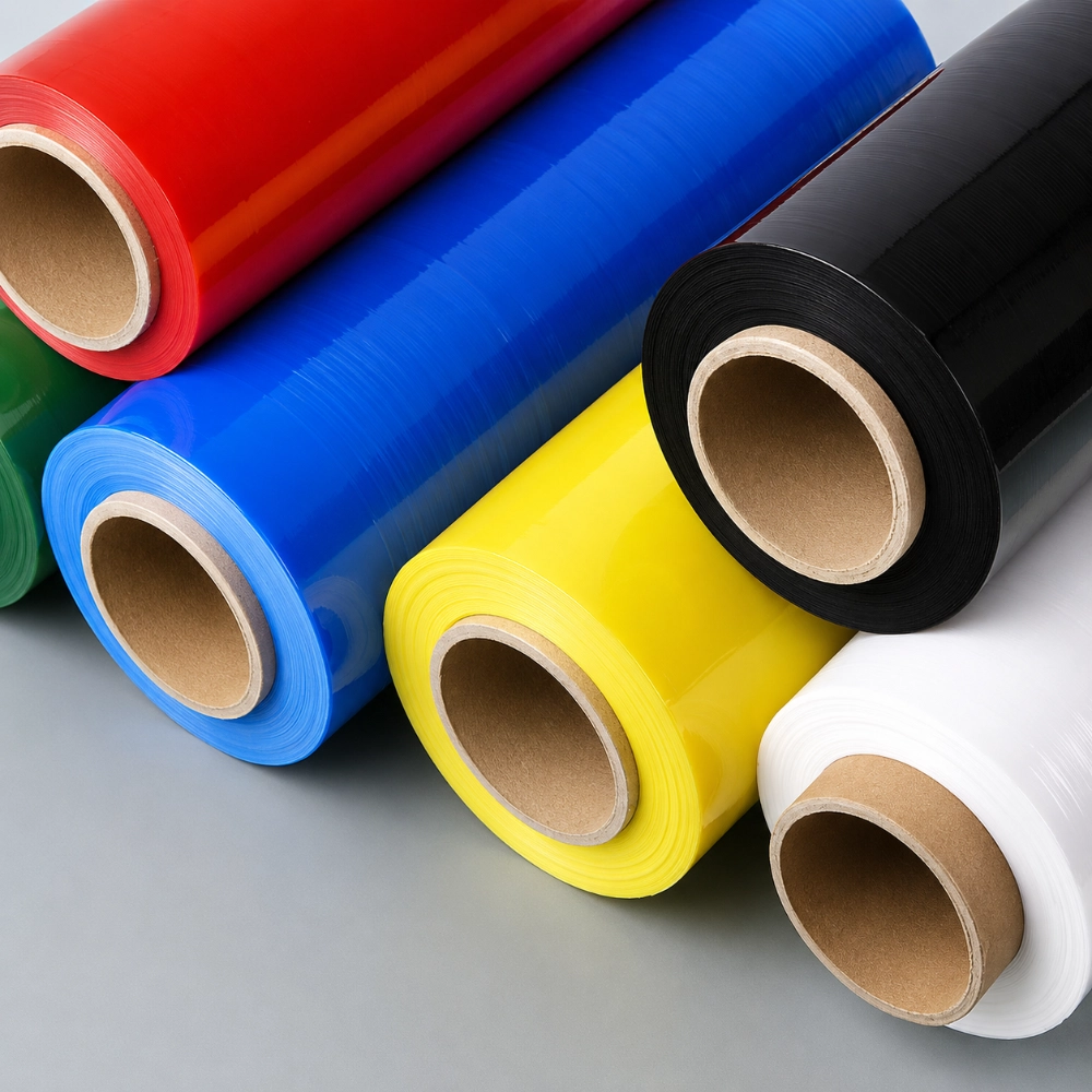 Multi-Color Stretch Film for Warehouse Coding