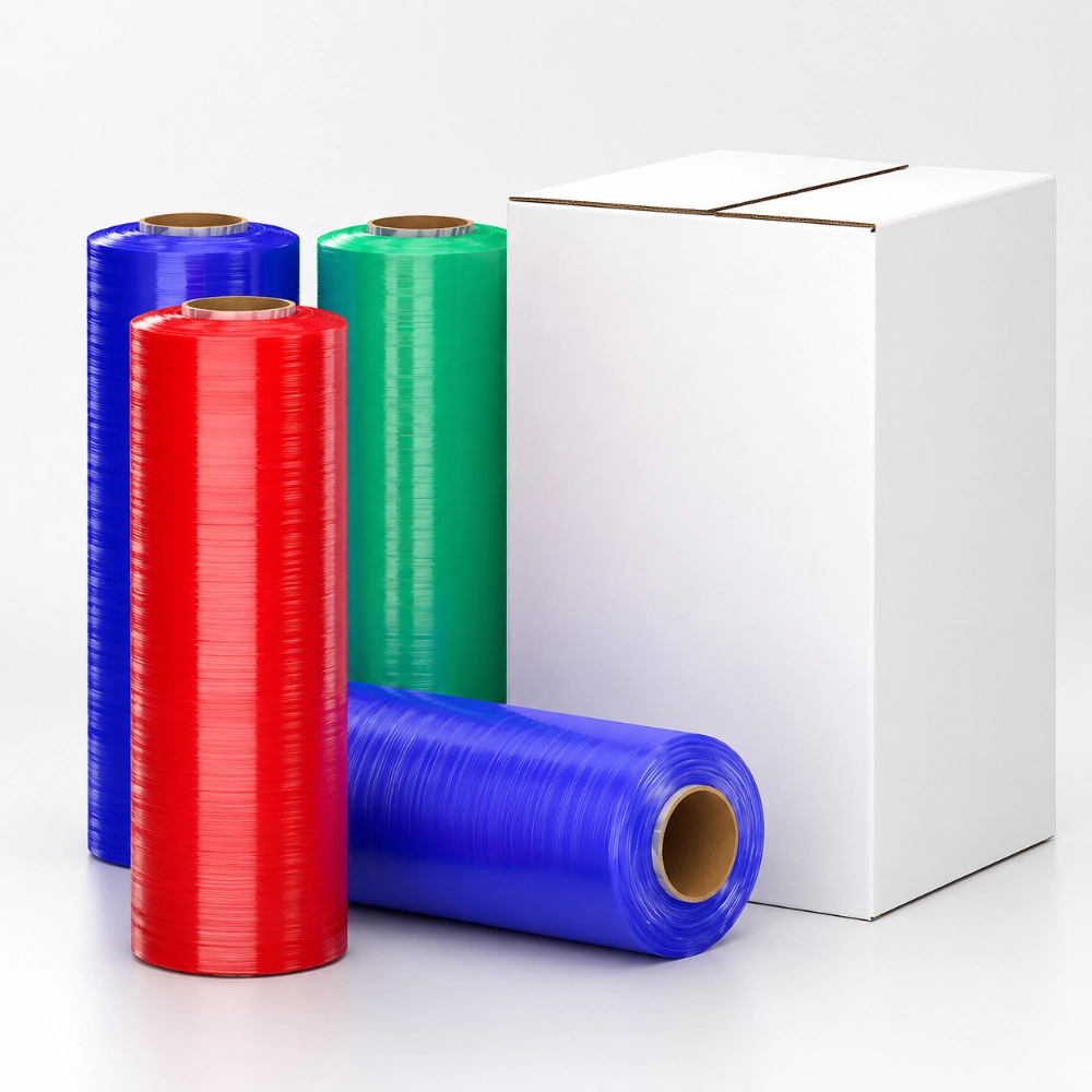 Color Tinted Stretch Wrap Roll Selection