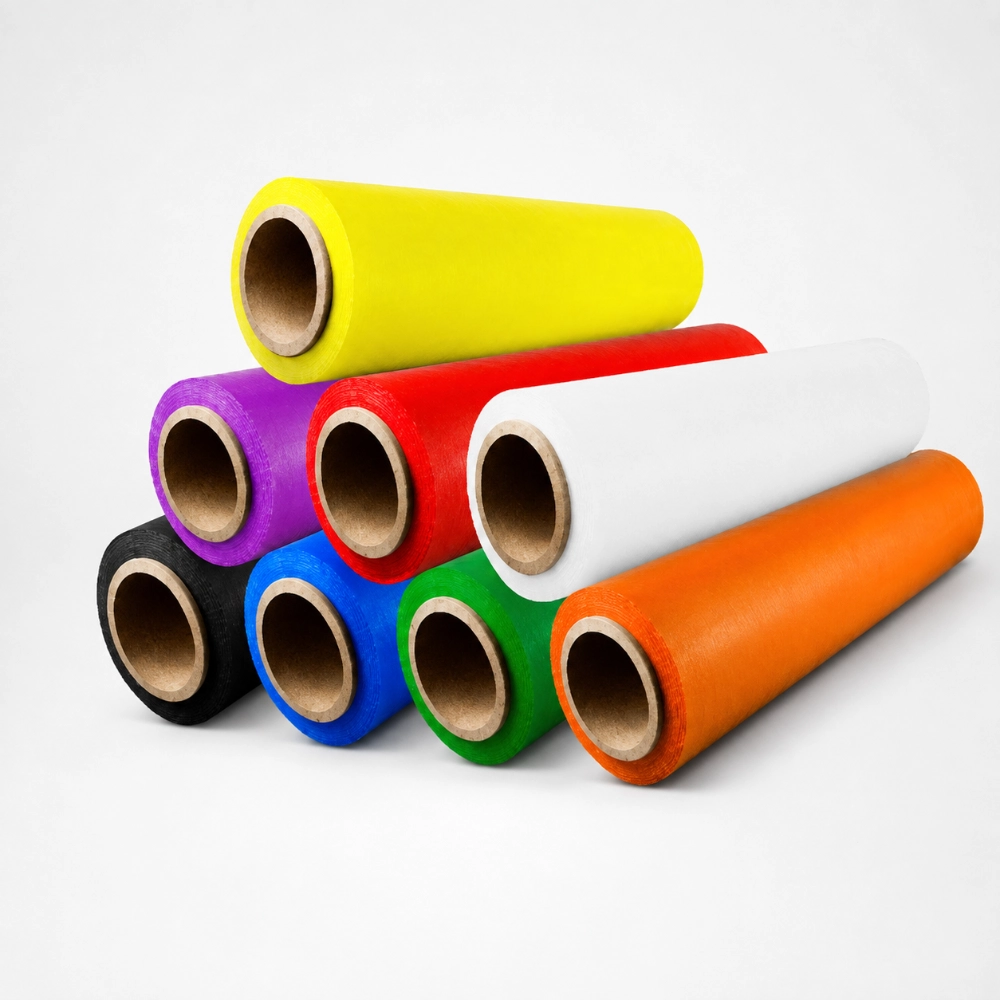 Colored Stretch Film Roll Assortment