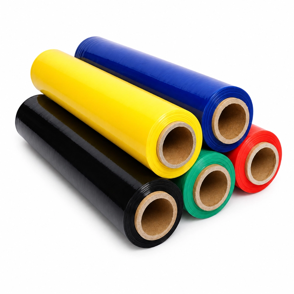 Colored Stretch Wrap Film Rolls