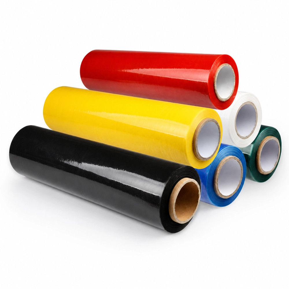LLDPE Colored Stretch Film Roll Assortment