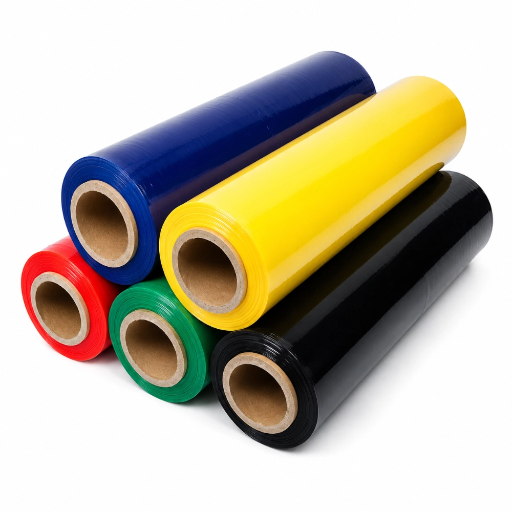 Colored Stretch Wrap Film for Industrial Packaging