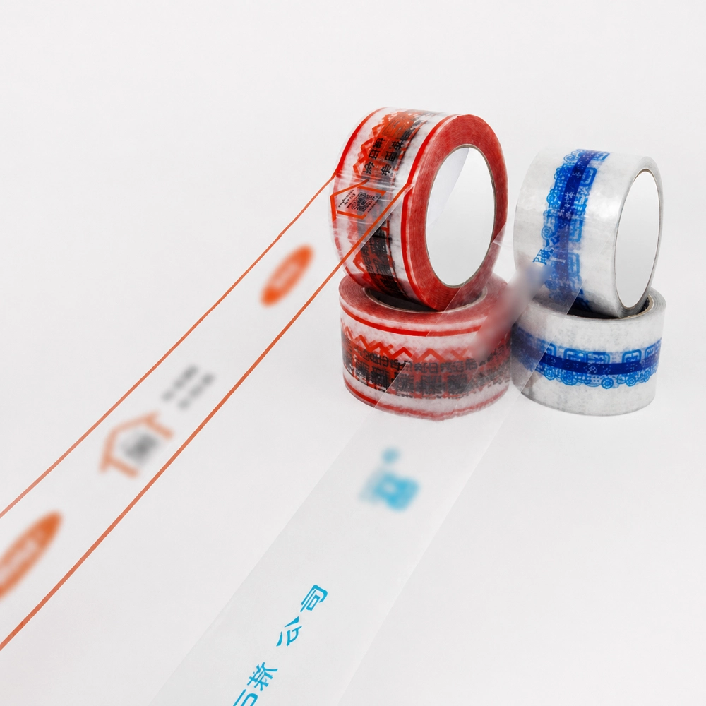 Printed Warning BOPP Tape Rolls