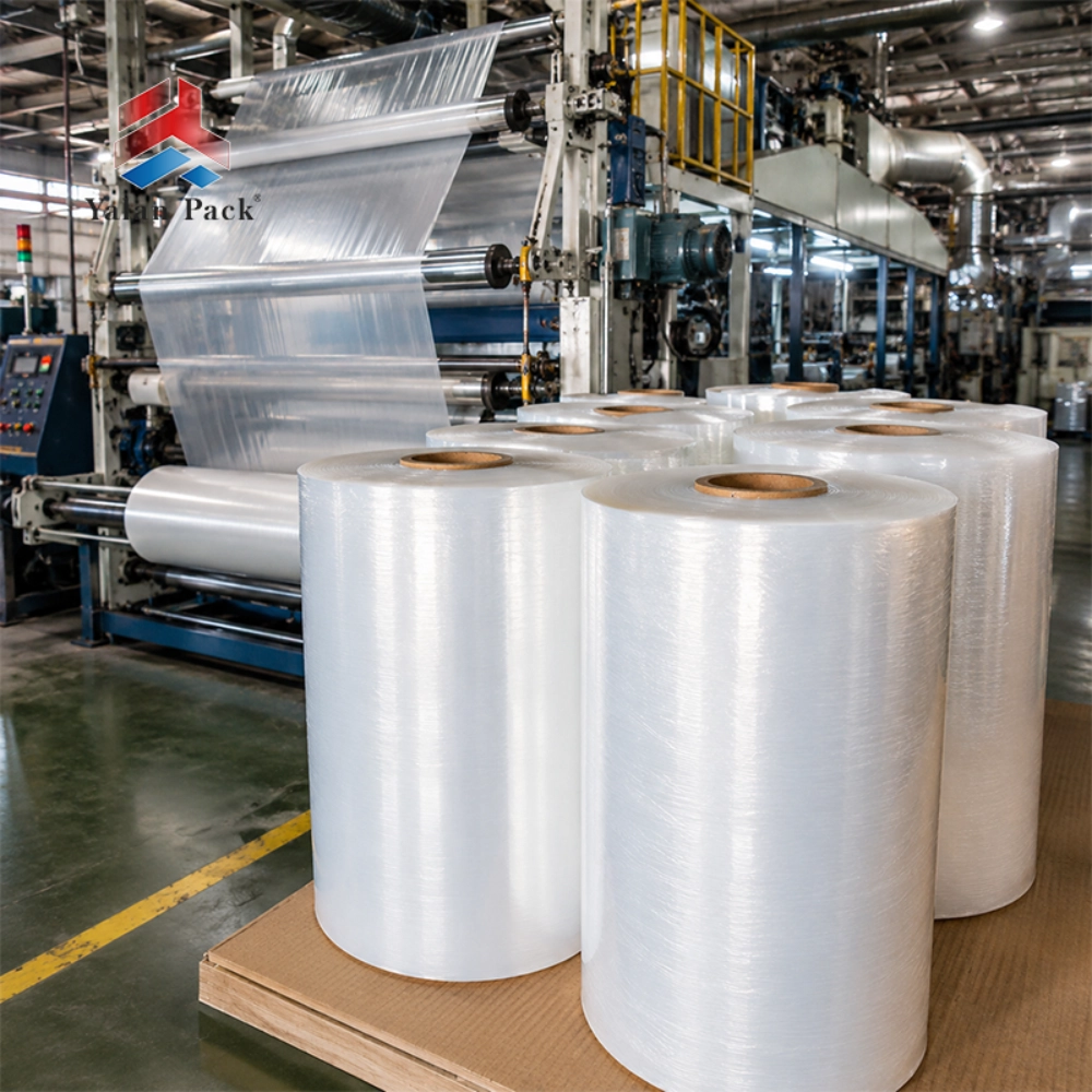 transparent stretch film production