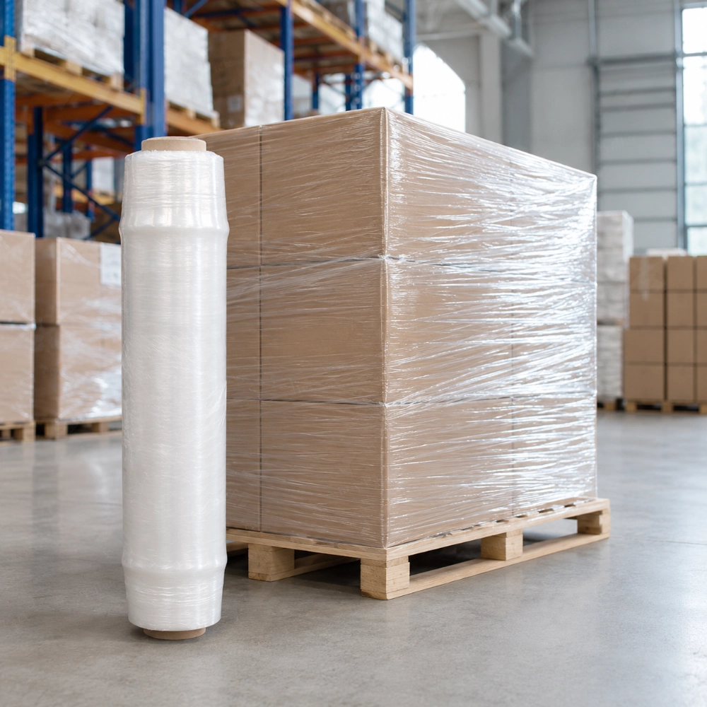 pre-stretched pallet wrap for warehouse loads