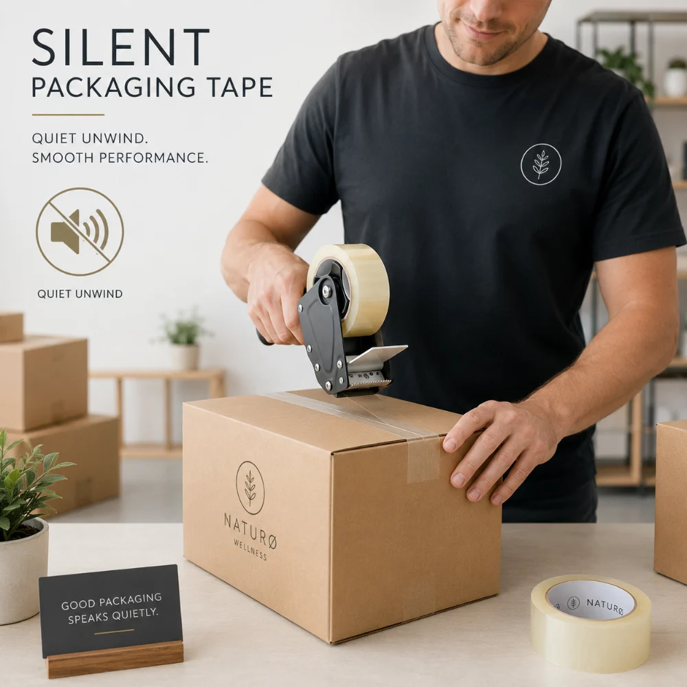 Smooth Unwind Packing Tape