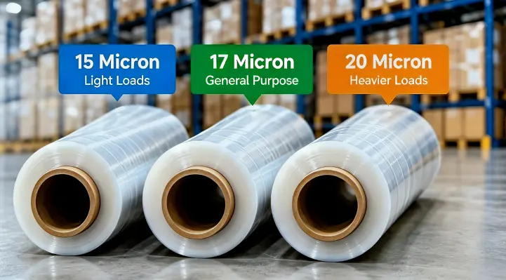 stretch film thickness comparison